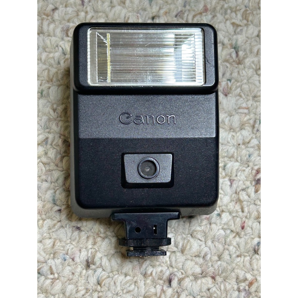 Canon Speedlite 155A Camera Flash for AE-1 A-Series Film Cameras with Case Japan
